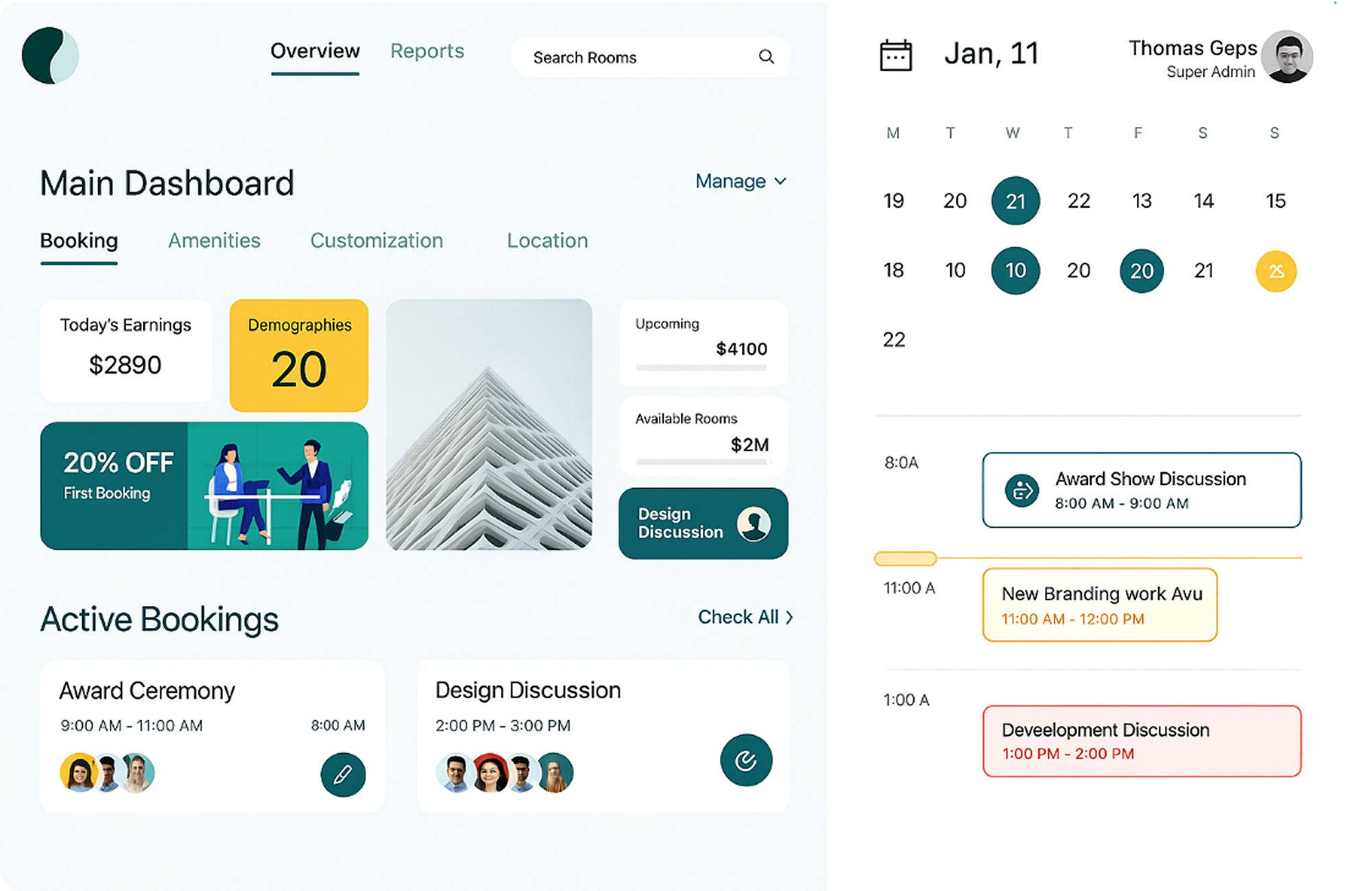 Smart Dashboard Overview